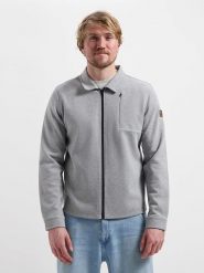 TRAVELIN' Kurtka przejściowa "Njord" w kolorze szarym rozmiar: 3XL. Szare kurtki Travelin', xl, z aplikacjami, ze skóry, bez kaptura. Za 217.99 zł.