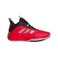 Buty do koszykówki adidas Ownthegame 3,0. Czerwone buty do biegania Adidas, bez wzorów, bez zapięcia, do biegania. Za 357.50 zł.