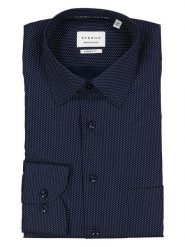 Eterna Koszula - Modern fit - w kolorze granatowym rozmiar: 43. Niebieskie koszule Eterna, bez wzorów, z bawełny, bez kołnierzyka, bez ramiączek. Za 148.61 zł.