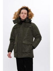 CANADA weather gear Kurtka zimowa w kolorze khaki rozmiar: XL. Brązowe kurtki CANADA weather gear, na zimę, xl, bez wzorów, bez kaptura. Za 391.99 zł.