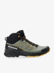 Buty turystyczne męskie Scarpa Rush 2 Mid GTX. Zielone buty turystyczne Scarpa, bez wzorów, z gore-texu, bez zapięcia, trekkingowe, gore-tex. Za 676.49 zł.