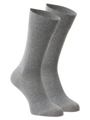FALKE Skarpety pakowane po 2 szt. Mężczyźni Bawełna szary, 39-42. Szare skarpety Falke, bez wzorów, z bawełny. Za 69.95 zł.