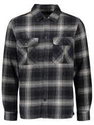 ONLY & SONS Koszula w kolorze czarno-białym rozmiar: L. Czarne koszule Only & Sons, l, bez wzorów, z bawełny, bez kołnierzyka, bez ramiączek. Za 96.83 zł.
