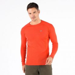 Koszulka termoaktywna męska Woolona Remus z długim rękawem 100% Merino. Brązowe bielizna termoaktywna WOOLONA, m, bez wzorów, z wełny, bez ramiączek. W wyprzedaży za 306.00 zł.