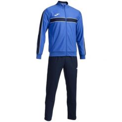 Bluza Polarowa Joma Victory Niebieska. Niebieskie bluzy bez kaptura Joma, m, bez wzorów, z dresówki, bez kaptura. Za 307.55 zł.