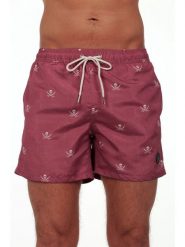 The Time of Bocha Szorty kąpielowe w kolorze czerwonym rozmiar: XL. Czerwone kąpielówki The Time of Bocha, xl, bez wzorów, z materiału. Za 86.99 zł.