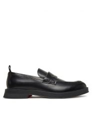 HUGO Półbuty 50541823 Czarny. Czarne eleganckie półbuty Hugo, bez wzorów, ze skóry, bez obcasa, bez zapięcia. Za 679.99 zł.