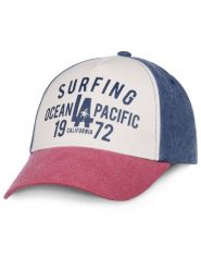 Czapka z daszkiem Ocean Pacific Capo Mannu. Białe czapki z daszkiem OCEAN PACIFIC, bez wzorów, z bawełny. Za 135.50 zł.