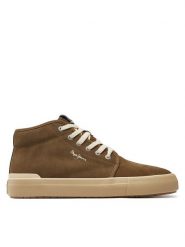 Pepe Jeans Sneakersy Ben Top PMS31051 Zielony. Zielone buty sportowe casual Pepe Jeans, bez wzorów, z jeansu, bez zapięcia. Za 309.99 zł.