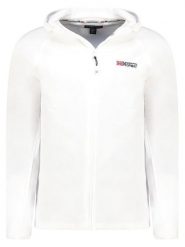 Geographical Norway Kurtka polarowa "Tugood" w kolorze białym rozmiar: XL. Białe kurtki Geographical Norway, xl, bez wzorów, z materiału, bez kaptura. Za 74.11 zł.