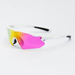 Okulary do biegania / jazdy na rowerze – Kategoria 3. Białe okulary przeciwsłoneczne HYSTRIDE, owalne. Za 274.00 zł.