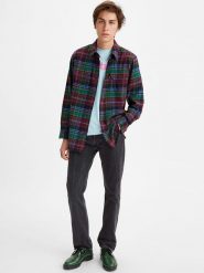 Levi´s Dżinsy "501" - Regular fit - w kolorze czarnym rozmiar: W40/L32. Czarne jeansy l. Za 194.61 zł.