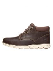 Timberland Skórzane sneakersy "Bradstreet" w kolorze oliwkowym rozmiar: 41. Brązowe buty sportowe casual Timberland, bez wzorów, bez zapięcia. Za 287.18 zł.