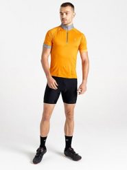 Dare 2b Koszulka kolarska "Pedal it Out II" w kolorze pomarańczowym rozmiar: M. Pomarańczowe t-shirty sportowe Dare 2B, bez wzorów, bez ramiączek, rowerowe. Za 84.01 zł.
