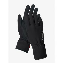 Rękawiczki polarowe Vaude Basodino Gloves III. Czarne rękawiczki Vaude, bez wzorów, z polaru. Za 104.99 zł.