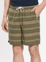 Quiksilver Szorty sportowe Taxeryd EQYWS03769 Zielony Regular Fit. Zielone krótkie spodenki sportowe Quiksilver, m, bez wzorów, z bawełny. Za 149.99 zł.