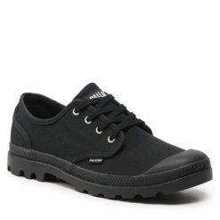 Trampki Palladium. Czarne trampki Palladium, m, bez wzorów, bez zapięcia. Za 269.99 zł.