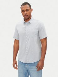 Pepe Jeans Koszula Amaro PM308847 Niebieski Regular Fit. Niebieskie koszule Pepe Jeans, l, bez wzorów, z jeansu, bez kołnierzyka, bez ramiączek. Za 219.99 zł.