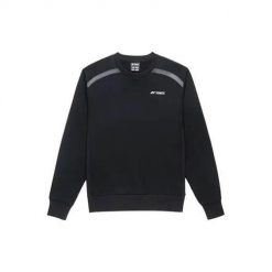 Bluza sportowa męska Yonex COJ30120621. Czarne bluzy bez kaptura YONEX, l, bez wzorów, z materiału, bez kaptura. Za 319.99 zł.