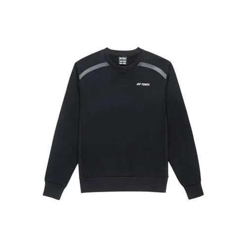 Bluza sportowa męska Yonex COJ30120621. Czarne bluzy bez kaptura YONEX, l, bez wzorów, z materiału, bez kaptura. Za 319.99 zł.