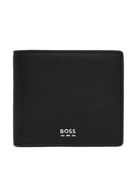 BOSS Portfel Lewys 50563638 Czarny. Czarne portfele Boss, bez wzorów, ze skóry. Za 319.99 zł.