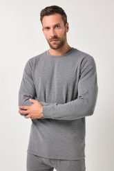 Męska Podkoszulek termiczny odzież narciarska długi rękaw do rozm. 7 XL. Szara podkoszulki JAY-PI, m, bez wzorów, z elastanu, bez ramiączek. Za 199.99 zł.