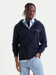 Tommy Hilfiger Bluza Brand Love MW0MW42462 Granatowy Regular Fit. Niebieskie bluzy Tommy Hilfiger, m, bez wzorów, z bawełny, bez kaptura. Za 529.99 zł.