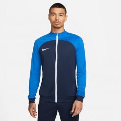 Bluza treningowa męska Nike Drifit Academy. Białe bluzy Nike, m, bez wzorów, bez kaptura. Za 231.70 zł.