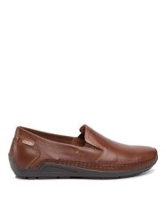 Pikolinos Półbuty 06H-5303 Brązowy. Brązowe eleganckie półbuty Pikolinos, bez wzorów, ze skóry, bez obcasa, bez zapięcia. Za 359.99 zł.