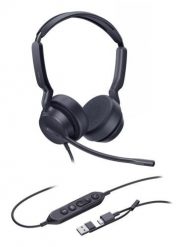 Yealink UH42 Dual Teams USB-C/A Zestaw słuchawkowy Przewodowa Opaska na głowę Połączenia/muzyka USB Type-C / USB Type-A Czarny. Czarne słuchawki bezprzewodowe yealink. Za 190.99 zł.