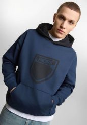 Bluza sportowa męska Prosto Splash Shield z kapturem. Niebieskie bluzy z kapturem Prosto., l, bez wzorów, z kapturem. Za 249.99 zł.