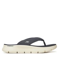 Japonki Skechers. Niebieskie japonki Skechers, bez wzorów. Za 229.99 zł.