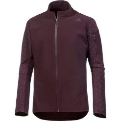 Kurtka w kolorze ciemnoczerwonym do biegania. Kurtki marki Adidas. W wyprzedaży za 197.95 zł.