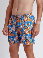 Admas Szorty kąpielowe w kolorze niebieskim rozmiar: S. Niebieskie kąpielówki admas, s, bez wzorów, z materiału. Za 113.99 zł.