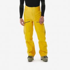 Spodnie narciarskie męskie Wedze FR500. Brązowe spodnie narciarskie i snowboardowe WED'ZE, m, bez wzorów, z materiału, narciarskie. Za 599.99 zł.