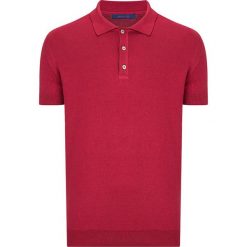Koszulka polo w kolorze bordowym. Bezrękawniki marki RNT23. W wyprzedaży za 99.95 zł.