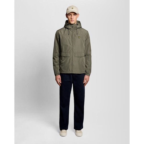 Kurtka męska outdoorowa z kapturem X569. Szare kurtki LYLE AND SCOTT, m, bez wzorów, z materiału, z kapturem. Za 480.00 zł.