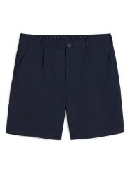 Puma Szorty "Puma x Ap Pleated" w kolorze granatowym rozmiar: 34. Niebieskie szorty Puma, bez wzorów. Za 202.45 zł.