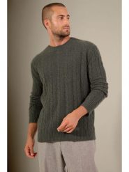 Perfect Cashmere Kaszmirowy sweter "Darri" w kolorze khaki rozmiar: S. Brązowe swetry nierozpinane Perfect Cashmere, s, bez wzorów, z kaszmiru, bez kołnierzyka, bez ramiączek. Za 630.99 zł.