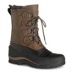 Buty trekkingowe Trezeta Breaker Caribou. Brązowe buty turystyczne TREZETA, na zimę, bez wzorów, z materiału, bez zapięcia, narciarskie. Za 423.70 zł.