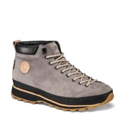 Buty do chodzenia Lomer Mid MTX. Brązowe buty trekkingowe LOMER, bez wzorów, bez zapięcia. W wyprzedaży za 449.99 zł.