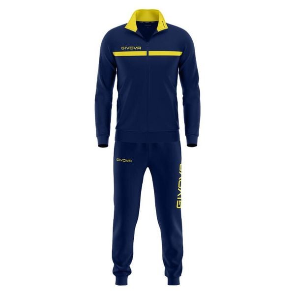 Givova Tuta One polar z zamkiem — XS, Navy. Niebieskie bluzy z polaru Givova, xs, bez wzorów, z dresówki, bez kaptura. Za 255.99 zł.