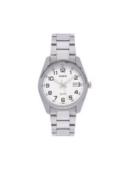Casio Zegarek MTP-1302PD-7BVEF Srebrny. Szare, analogowe zegarki Casio, srebrne. Za 279.99 zł.