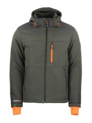 Peak Mountain Kurtka softshellowa "Cabraplus" w kolorze khaki rozmiar: 3XL. Brązowe kurtki outdoor i hardshell Peak Mountain, xl, bez wzorów, z polaru, bez kaptura. Za 347.99 zł.