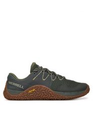 Merrell Buty do biegania Trail Glove 7 mesh Zielony. Zielone buty do biegania Merrell, bez wzorów, z materiału, bez zapięcia, do biegania. Za 429.99 zł.