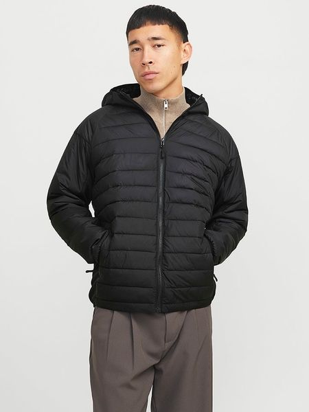 Jack & Jones Kurtka hybrydowa w kolorze czarnym rozmiar: L. Czarne kurtki outdoor i hardshell Jack & Jones, l, bez wzorów, bez kaptura. Za 157.73 zł.