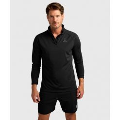 Koszulka z długim rękawem męska Performance. Czarne golfy NORDICDOTS, m, bez wzorów, z elastanu, bez ramiączek. Za 365.00 zł.