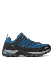 CMP Trekkingi Rigel Low Trekking Shoes Wp 3Q13247 Niebieski. Niebieskie buty trekkingowe CMP, bez wzorów, ze skóry, bez zapięcia. Za 279.99 zł.
