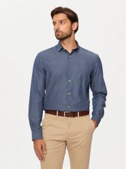 Pierre Cardin Koszula C6 41017.0349 Granatowy Modern Fit. Niebieskie koszule Pierre Cardin, m, bez wzorów, z bawełny, bez kołnierzyka, bez ramiączek. Za 399.99 zł.