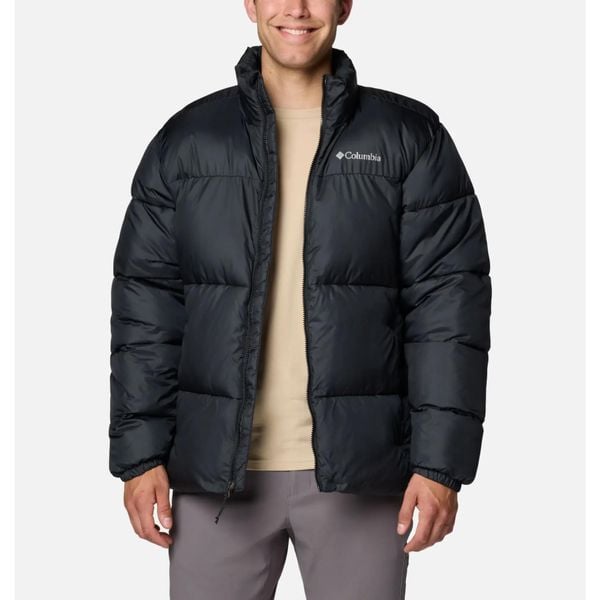 Kurtka Zimowa Męska Columbia Puffect III. Czarne kurtki Columbia, na zimę, l, bez wzorów, z materiału, bez kaptura. Za 510.99 zł.